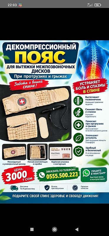 Комплект для поддержки и разгрузки спины 1) Декомпрессионный пояс для — 1