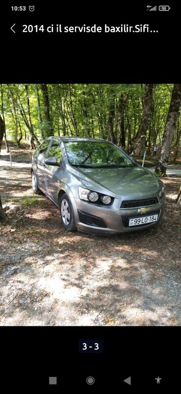 chevrolet azerbaijan satis merkezi: Chevrolet Aveo: 1.4 l | 2014 il Sedan