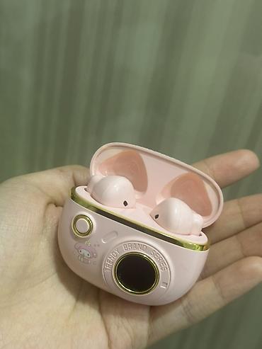Аудиотехника: Беспроводные наушники с кейсом My Melody (дизайн под ретро-камеру) - — 2
