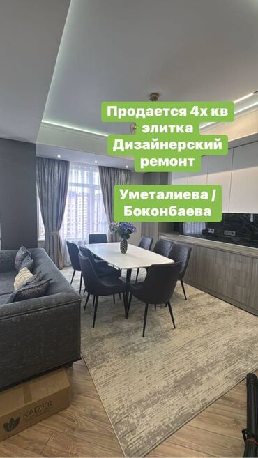 Долгосрочная аренда квартир: 4 комнаты, 112 м², Элитка, 10 этаж, Евроремонт