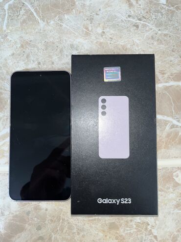 Samsung Galaxy S23, 128 GB, rəng - Bənövşəyi, Barmaq izi, Simsiz şarj, İki sim kartlı