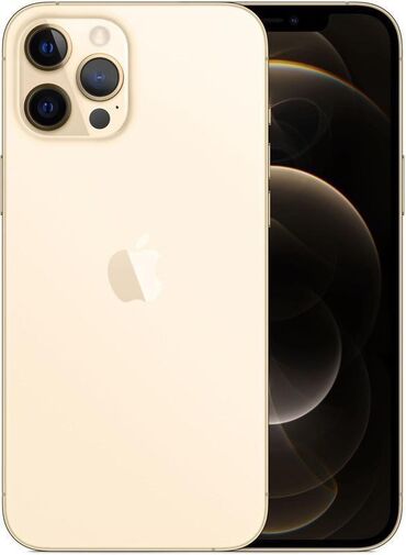 айфона 10: IPhone 12 Pro, Арзандатуу 10%, Колдонулган, 128 ГБ, Алтын, Каптама, 90 %