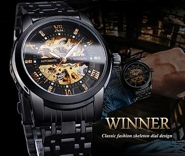qol saatı tissot: Yeni, Qol saatı, Winner, rəng - Qara — 2