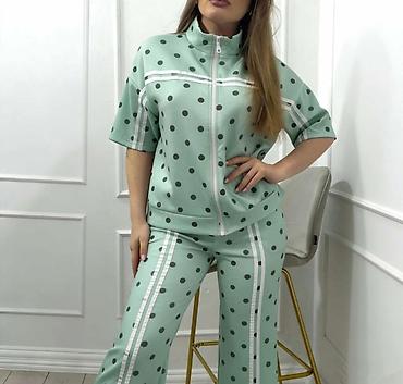 p. s. fashion нови сад – слике: Trenerka sa tufnama.Gornji deo:kratki rukavi,visoka kragna,rajsfiršlus — 3