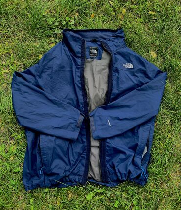 найк теч флиск: Мужская куртка, 3XL (EU 46), The North Face, Б/у, цвет - Синий, Самовывоз