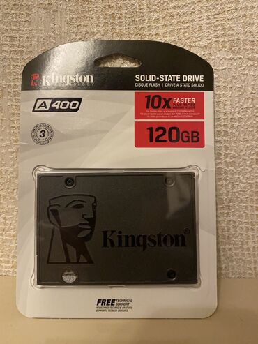 ssd disk qiymeti: Kingston A400 SSD 120GB Yenidir. Новые. Son qiymət Цена
