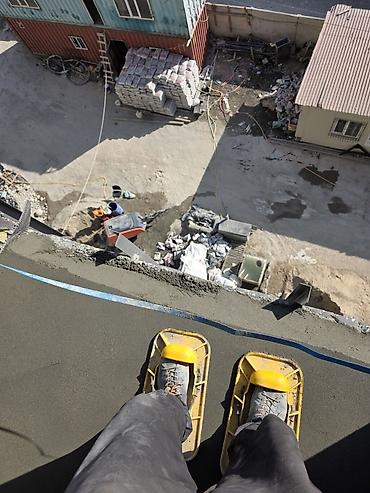 Напольные работы: Механизированная полусухая стяжка пола и затирка вертолетом - — 5