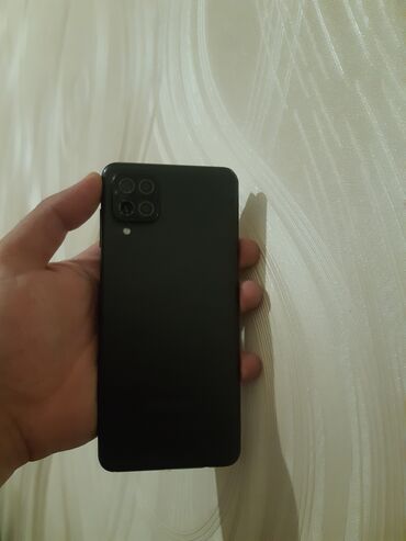 samsung j3: Samsung Galaxy A12, 32 ГБ, цвет - Серый, Отпечаток пальца, Две SIM карты
