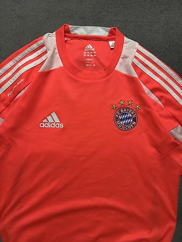 адидас баку: Мужская футболка, Adidas, M, цвет - Красный — 2