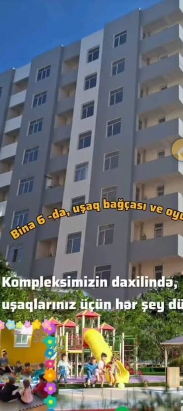 kiraye evler yasamalda tap.az: 4 otaqlı, Yeni tikili, 122 kv. m