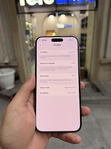 ayfon 24: IPhone 16 Pro Max, 1 TB, Desert Titanium, Zəmanət, Kredit, Simsiz şarj — 5