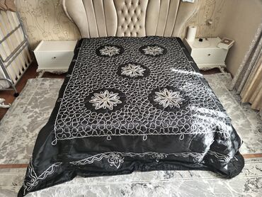 Текстиль: Покрывало Для кровати, цвет - Черный