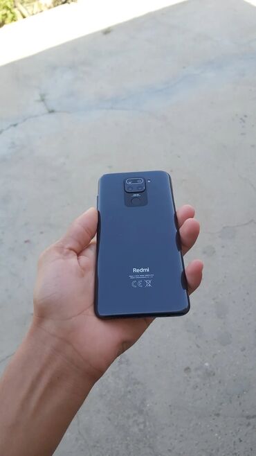 xiaomi redmi not 10: Redmi Note 9, 64 GB, rəng - Göy, Düyməli, Barmaq izi, İki sim kartlı