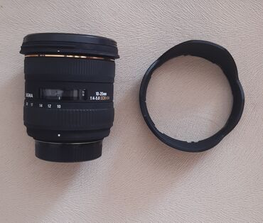 sigma 16mm: Linza Sigma 10-20mm DC HSM Fisheye Nikon üçün. Yenidir. Alınandan
