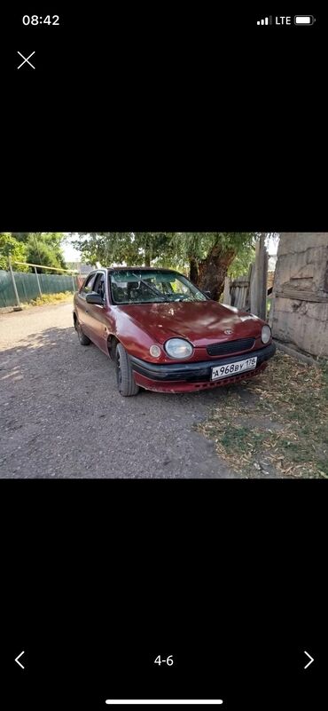 тойота королла 1998: Toyota Corolla: 1998 г., 1.6 л, Механика, Бензин, Седан