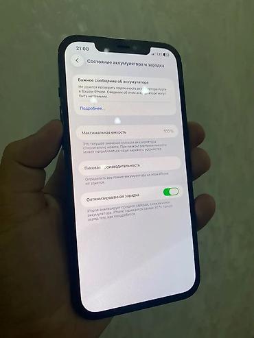 apple studio: IPhone 12 Pro Max, Б/у, 256 ГБ, Blue Titanium, Зарядное устройство, Чехол, Кабель, 100 % — 3