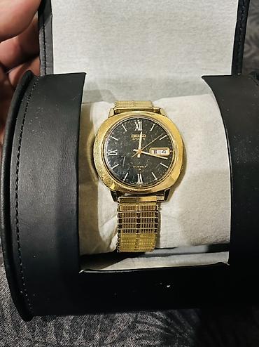 sa staklom: Seiko muški ručni sat – automatik, Japan - Mehanizam: automatski — 1