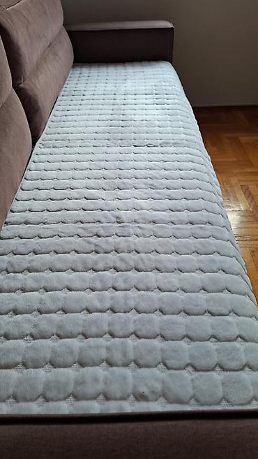 Prekrivači za nameštaj: Neklizajući, Za trosed, bоја - Bela — 6