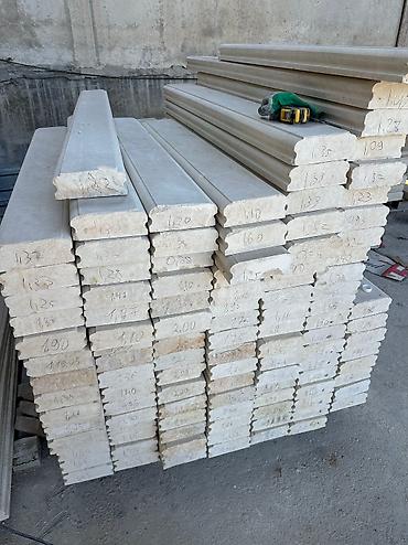 Фасадные плиты Сары-Таш (Травертин): Отборные балясины,тумбы,перила из 2 го слой сары таша все в один цвет — 8