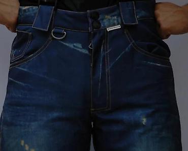 Farmerke: Muške farmerke tamnoplave boje sa ravnim nogavicama, idealne za — 3