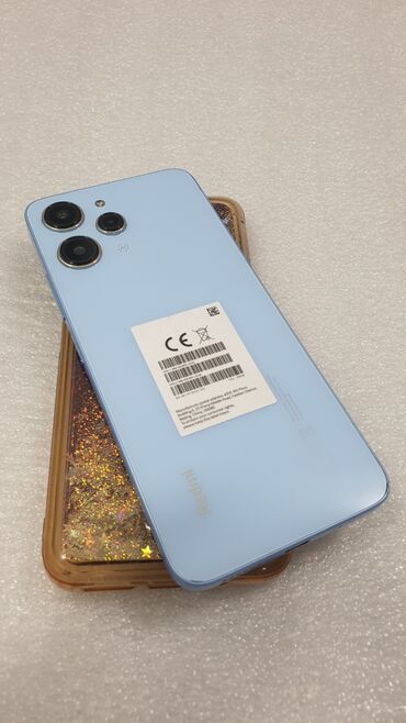 redmi 12 телефон: Xiaomi, Redmi Note 12, Б/у, 256 ГБ, цвет - Голубой, 2 SIM