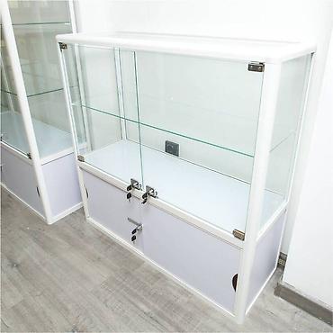 Витрины: Прилавок торговый из профиля и стекла, Акция, витрина, для магазина — 10