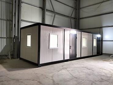 Konteynerlər: Ofis Konteyner ✅ 9.00x3.00m Konteyner ✅ Uzunluq: 9.00m    ✅ En — 5