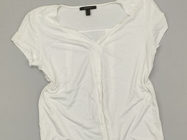 t shirty damskie guess białe: T-shirt, Esprit, L (EU 40), condition - Very good