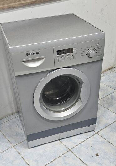 железный диск на 16: Стиральная машина Eurolux, 7 кг, Б/у, Автомат, Есть сушка
