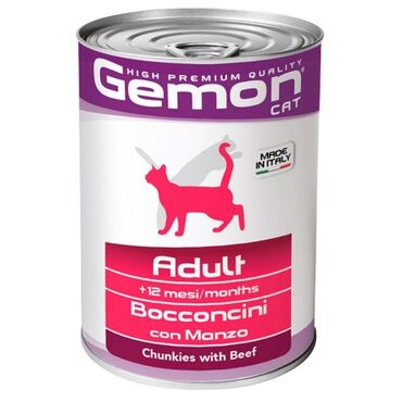 pişik yem: Gemon pişiklər üçün konserva 400gr - 3,00azn Gemon sterilized,gemon