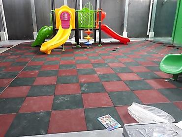 Резиновые бесшовные покрытия: Резиновая плитка для уличных и внутренних покрытий - Тип: модульные — 8