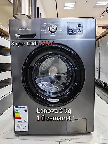 ucuz parca: Paltaryuyan maşın 6 kq, Yeni, Avtomat, Qurutmasız, Kredit yoxdur, Pulsuz çatdırılma — 1