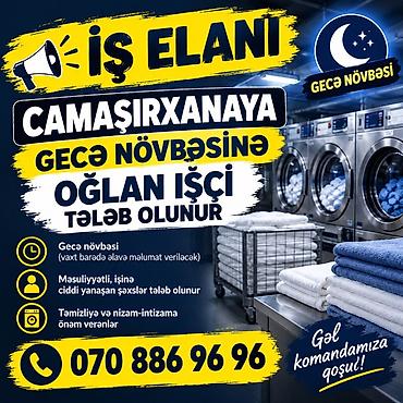 iş eylanlari: Camaşırçı tələb olunur — 1