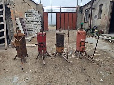 divar peçi: Metaldan hazırlanmış yağ/sobası – şaquli tip - Korpus: qalın divarlı — 3
