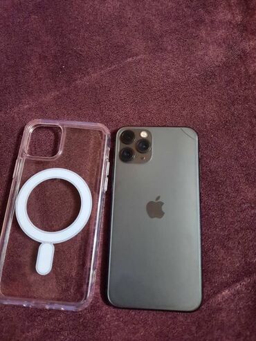 режим 11 с: IPhone 11 Pro, Б/у, 256 ГБ, Matte Space Gray, Чехол, 100 %