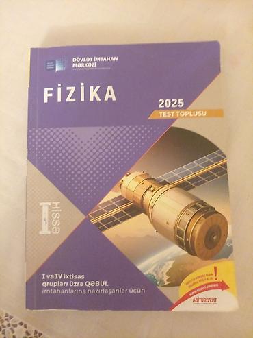 Книги и журналы: Məhsul: “Fizika 2025 – Test Toplusu” (Hissə I) Nəşriyyat/İnstitut — 1
