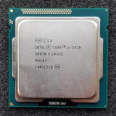 pc komputer: Processor - CPU Intel İ5-3470 - 25 AZN (LGA 1155 soket) (4 nüvə / 4 — 1