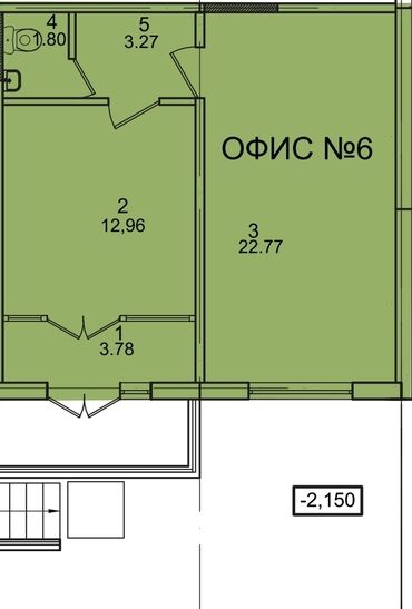 купить помещение под офис: Сдаю Офис, 45 м², В жилом комплексе