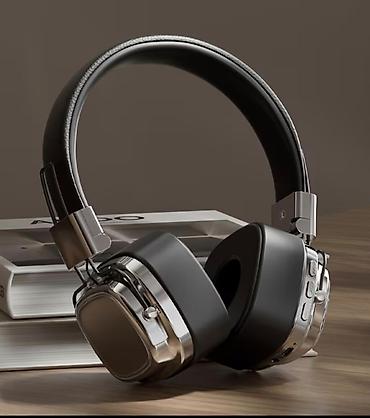 marshall qulaqliq: Premium on-ear/over-ear simsiz qulaqcıq - Metal və dəri detallar ilə — 1