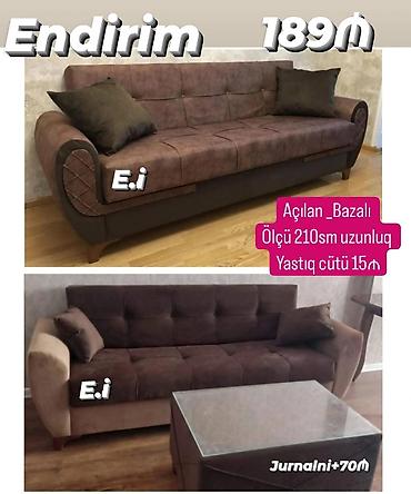 acilan divanlar qiymetleri: Divan-kravat, Yeni, Açılan, Bazalı, Parça, Ödənişli çatdırılma — 3