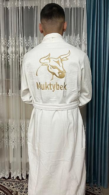 махровые: Мужской домашний костюм, XS, S, M, Новый, цвет - Белый, Самовывоз, Бесплатная доставка, Платная доставка — 4