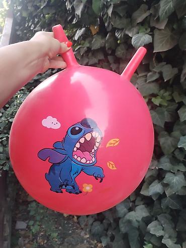 patike kappa: Stitch lopta za skakanje – prečnik 35 cm - Vesela skakaća lopta sa — 1