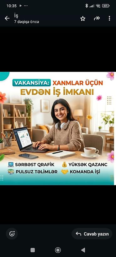 komputer vakansiya: Ofis menecer, katib tələb olunur — 2