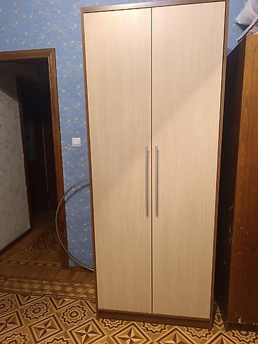 ucuz dolab: İkiqapılı, yığcam qarderob. Yataq otağı üçün əlverişlidir. Qarderobun — 4