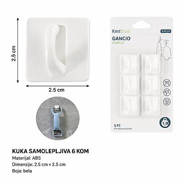 KMT Plastični lepljivi kuka za liniju 2208367 Kompaktan set