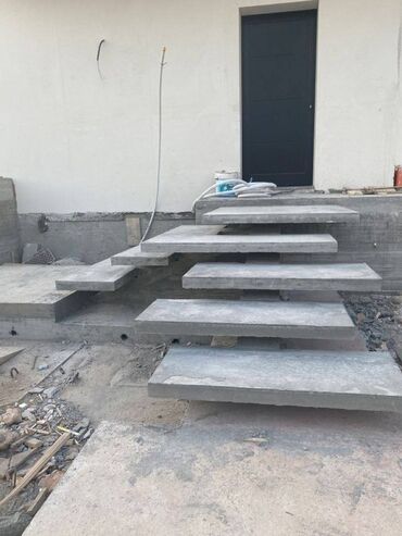 Бетонные лестницы: Бетонная лестница Для дома, Гарантия, Форма лестницы: Много-маршевая, Стиль: Классический — 14