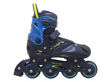 Roler m (37-40) crno plavi PVC, ABEC-5, PU točkići Šifra proizvoda