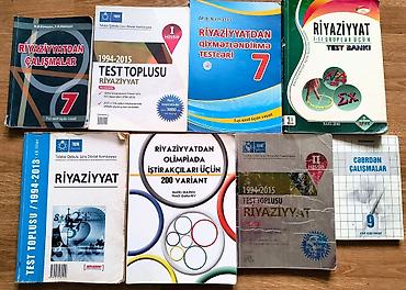 yarış velosiped: Riyaziyyat üzrə dərslik və test vəsaitləri dəsti Dəstdə aşağıdakı — 1