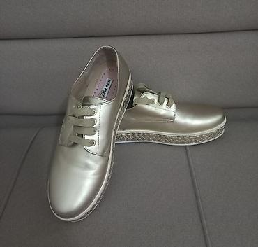 Кеды miu miu полностью кожа новые на подошве плетение тоже кожа