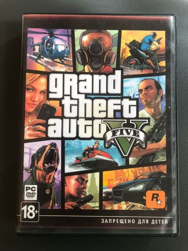 oyun diski: Gta 5, Təzədir, heç bir problemi yoxdur 🟢 1 dənəsi 40 AZN (6 diski